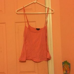 Spaghetti strap pink top